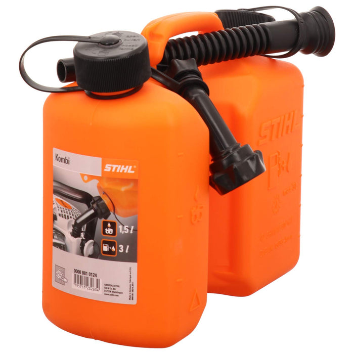 Stihl 0000-881-0124 Combined canister, orange, 3/1.5 liters