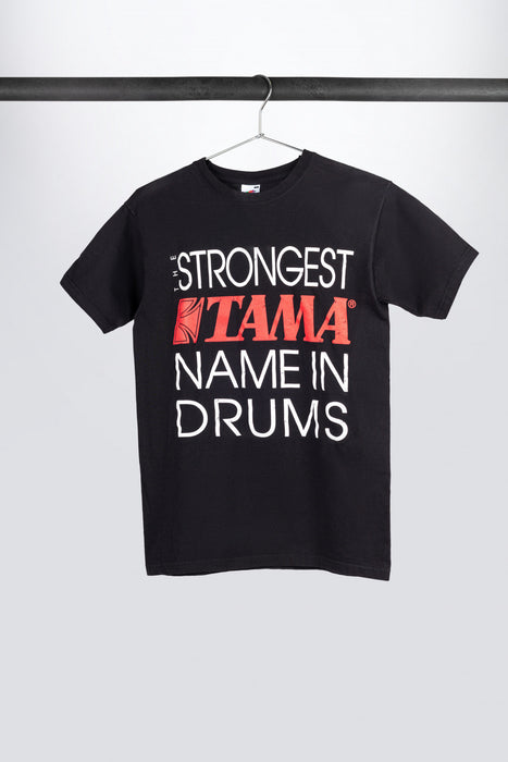 Tama t-shirt in black with "Strongest Name" frontprint