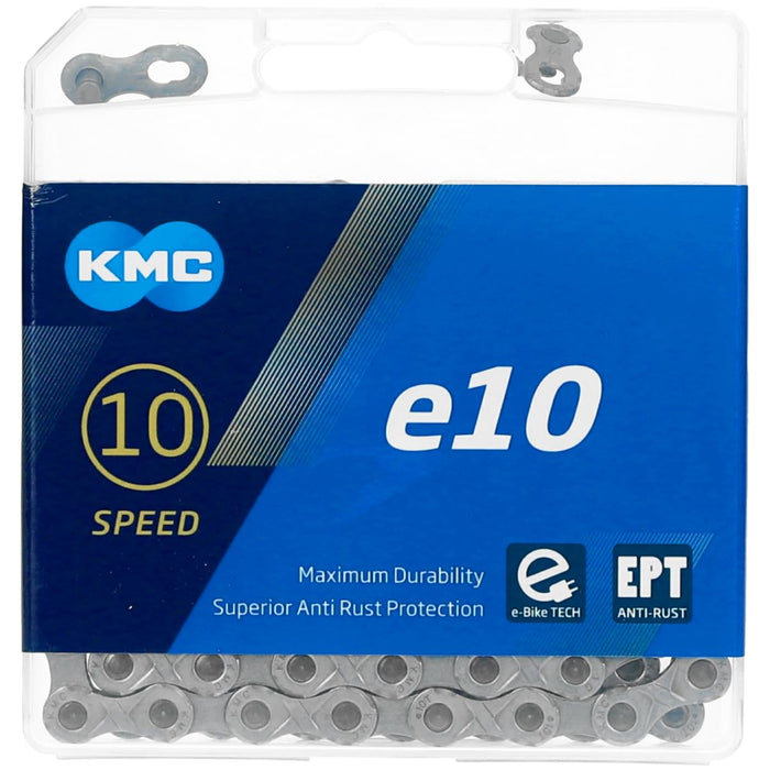 KMC Unisex's E10 EPT Chain, Silver, 136 Link