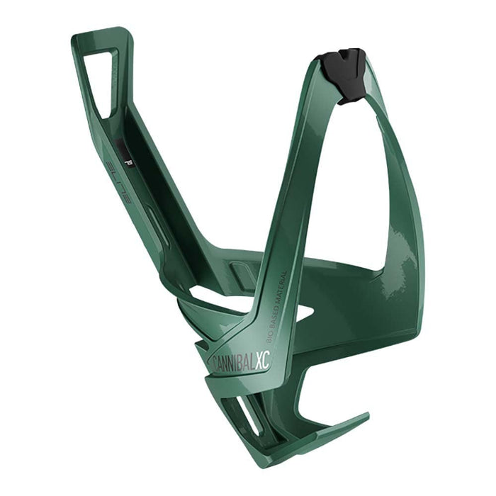 Elite Cannibal XC Bio-Based Cage (Green) – Eco-Friendly, Secure Bottle Cage with Adjustable Fit