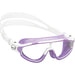 Cressi Wide View Swim Mask for Kids aged 2, 3, 4, 5, 6, 7 years old | Baloo made in Italy, Lilac/White