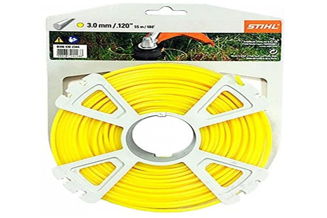Stihl 0000-930-2344 trimmer line, round 3,0 mm x 53 m, yellow