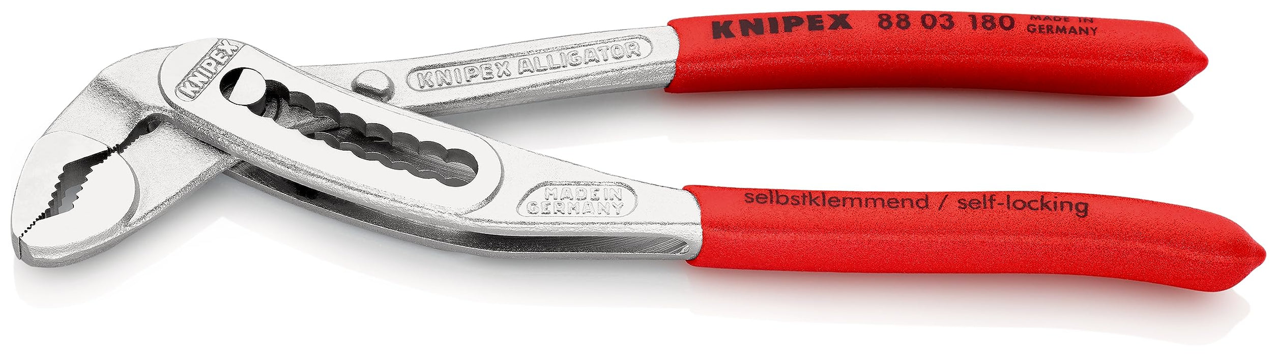 Knipex 88 03 180 Water Pump Pliers "Alligator" 7,09" chrome plated