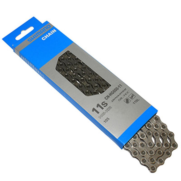 SHIMANO Unisex's CN-HG601 Bicycle Chain Silver 116 Links, Glieder