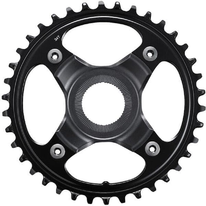 Shimano Chainring 34T 55mm E-BikeSM-CRE80 w/o CG Black