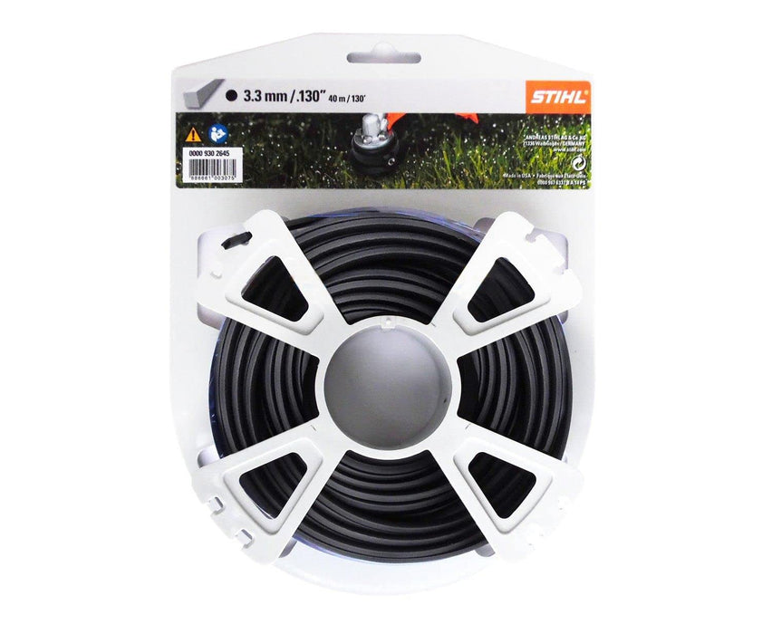 Stihl 0000-930-2645 Square trimmer line 3.3 mm x 38 m, black