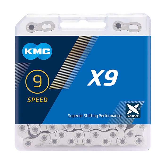 KMC BX09NP114 X9 Silver x 114L-Box
