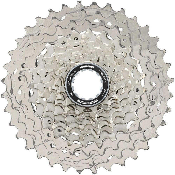 SHIMANO 12V Cassette 105 CS-HG710-12 11-36 Silver Flat Bicycle Cassette for Adult BMX Bike