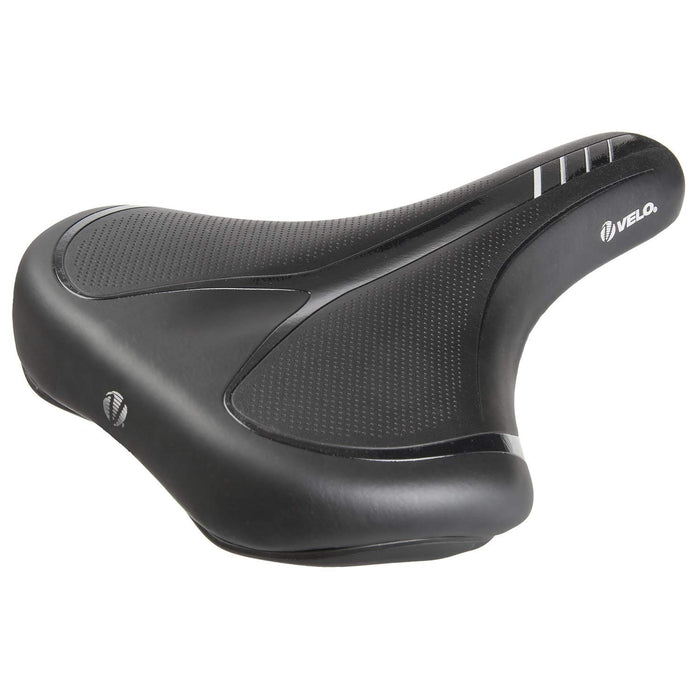 Velo Unisex's Fit Traveller Saddle for Bicycle, Black, X-Large