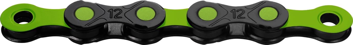 KMC BD12GG26W DLC12 Black-Apple Green x 126L-Box Waxed