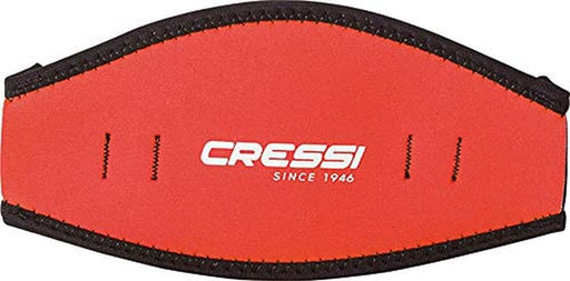 Cressi Neoprene Mask Strap Cover, Red