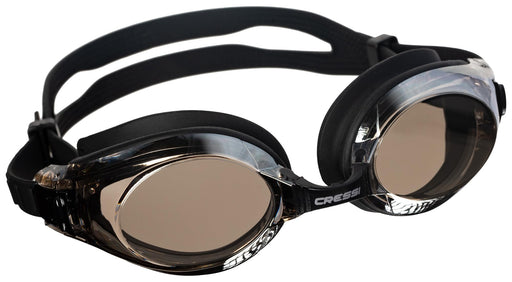 Cressi Nuoto 3.0, Black/Black, Mirrored Lens