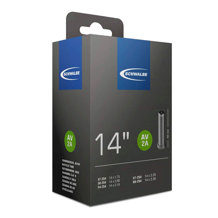 Schwalbe STU002 Inner Tube - Black, 14 x 1.75-2.35 Inch