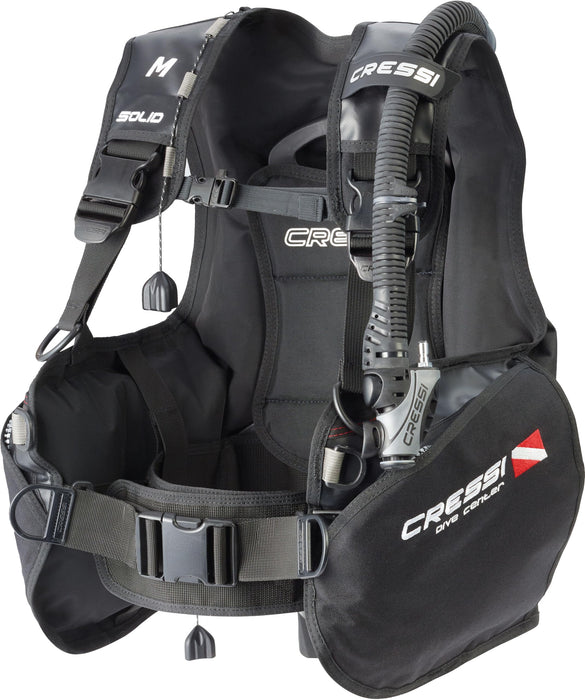 Cressi Solid, Black/Red, 2XS