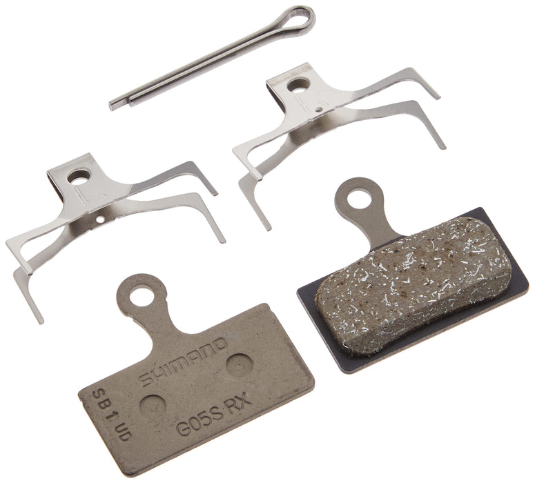 Shimano Disc Brake Pad Set Resin G05SIncl Spring/Split Pin 25Pairs
