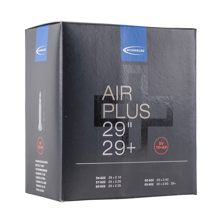 SCHWALBE SV 19+AP Air Plus-Camera d'Aria Unisex Adulto, Nero, 73,6 cm