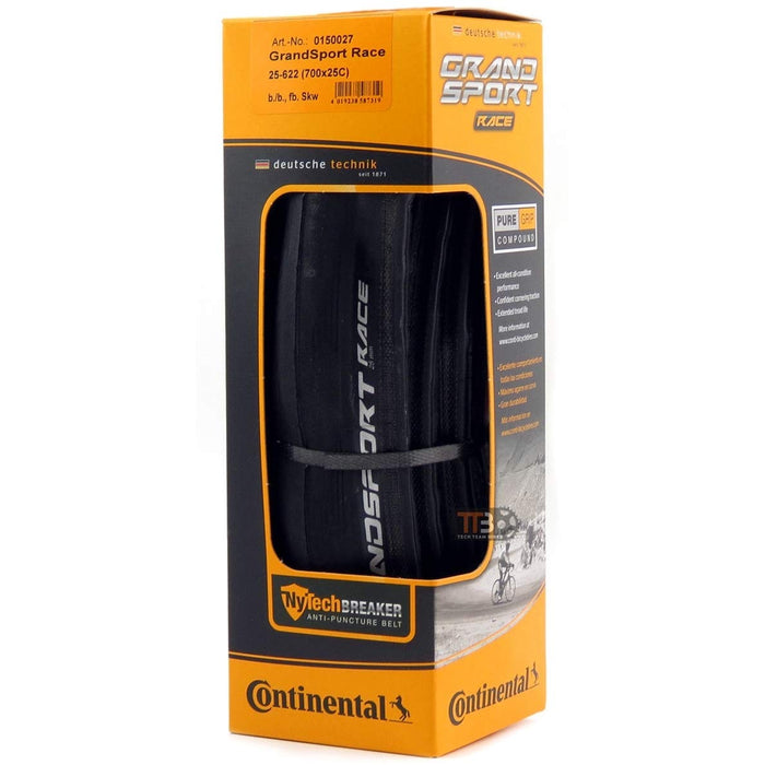 Continental Grand Sport Race Tires - Clincher Black, 700X25