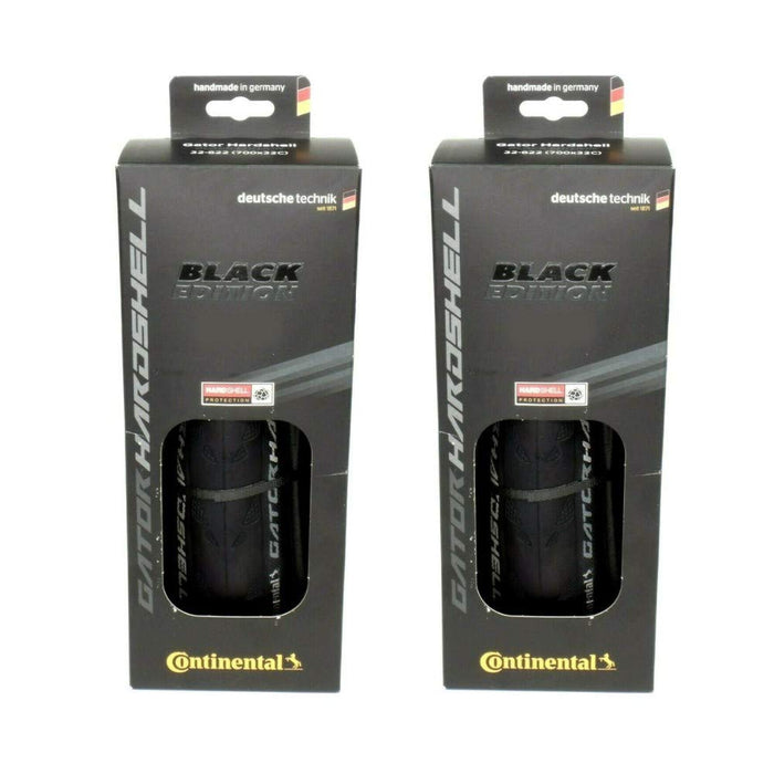 Continental Gatorskin Hardshell Black Edition Folding Tire Pair 700x32