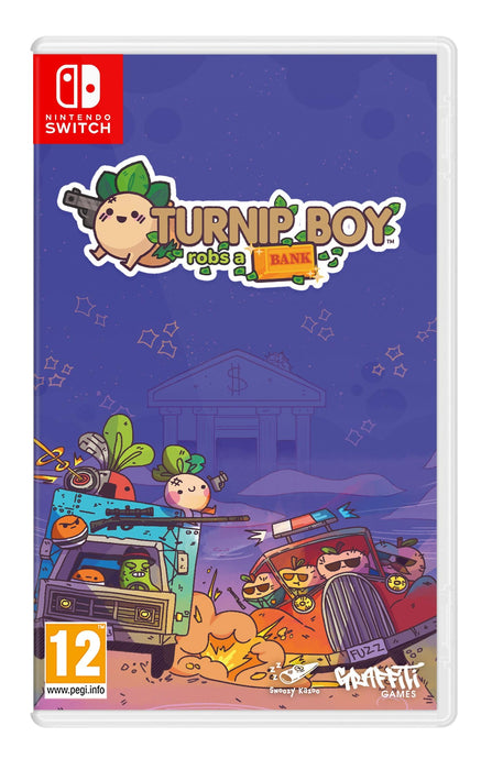 Graffiti Games Turnip Boy Robs a Bank Switch
