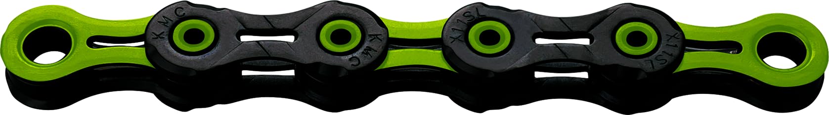 KMC BD11GG118W DLC 11 Black-Apple Green 118L-Box Waxed