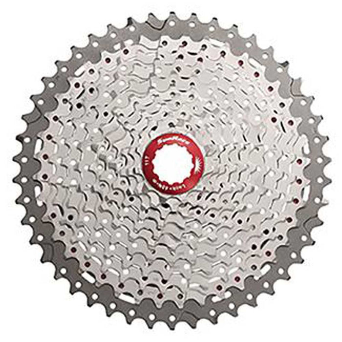 SunRace Unisex's CSMX8 11SPEED CASS 1142T SIL 11 Speed Cassette, Silver