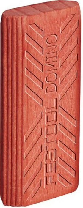 Festool 494872 Domino Tenon, Sipo Mahogany For Outdoor Use, 8 x 22 x 50mm, 100-Pack