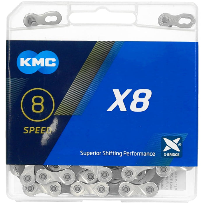 KMC BX08NG114 X8 Silver-Grey x 114L-Box