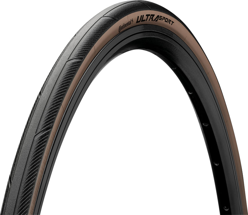 Continental Ultra Sport Iii Clincher Tire Black/Brown, Puregrip, Performance, 700X28mm