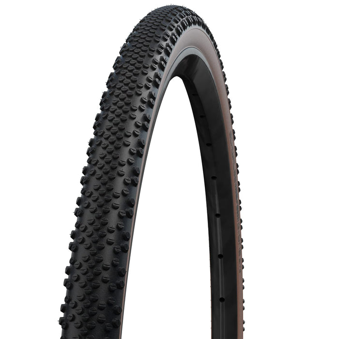 Schwalbe - G-One Allround Gravel Tubeless Folding Bike Tire | 700 x 38 | Performance Line, Addix | Black/Tan