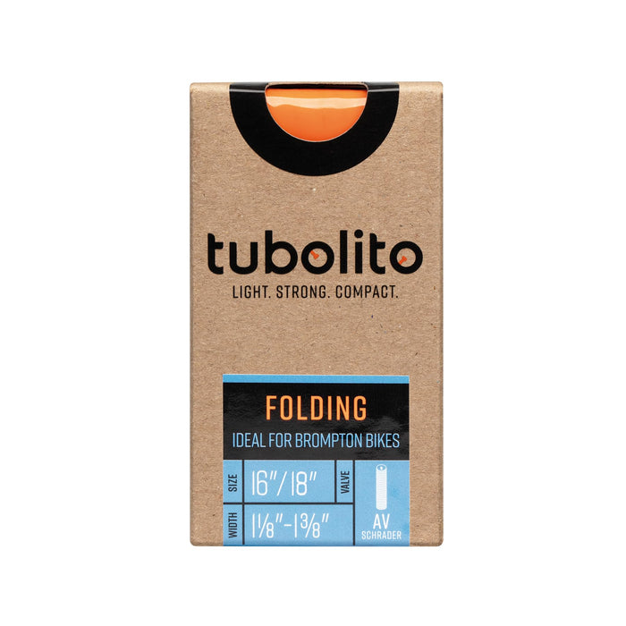 Tubolito Unisex's Folding Bike Inner Tube, 1, 16 x 1-1/8-1-3/8