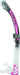 Cressi Alpha Ultra Dry Snorkel, Silve/Pink