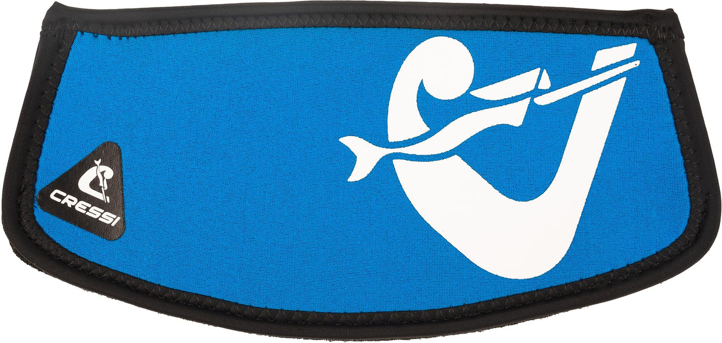 Cressi Simply Neo Mask Strap Cover, Blue/White