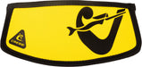 Cressi Simply Neo Mask Strap Cover, Yellow/Black