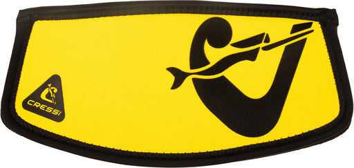 Cressi Simply Neo Mask Strap Cover, Yellow/Black