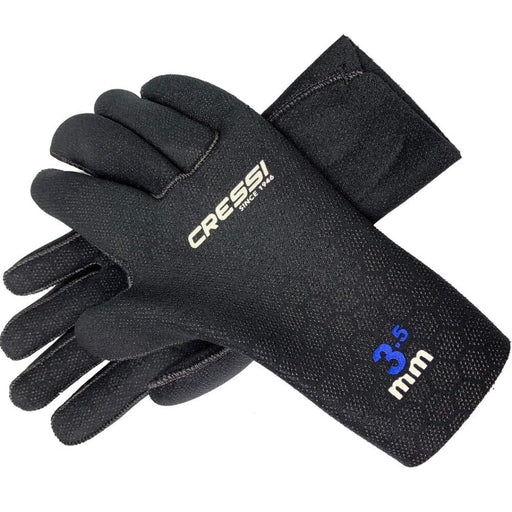 Cressi High Stretch Gloves 3.5 mm, Black, XL