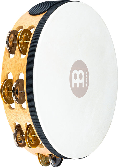 MEINL Percussion Traditional Wood Series Headed Tambourine - 10"