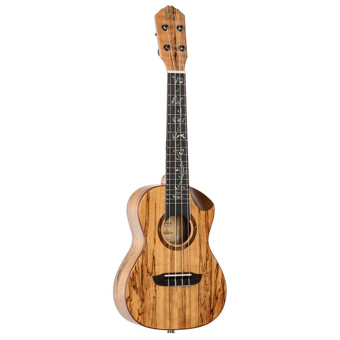 ORTEGA Elite Series Concert Ukulele 4 String - Spalted Maple Natural + Bag