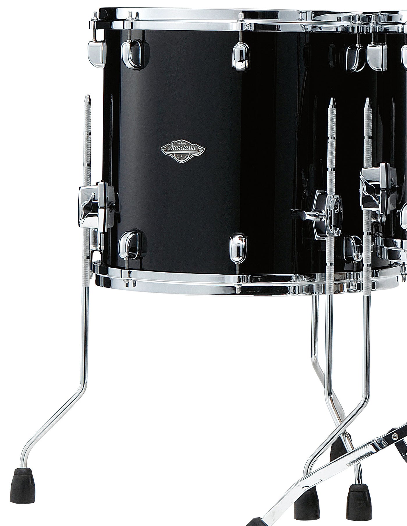 TAMA Starclassic Performer Floor Tom 14 X 12 Piano Black Chrome HW tama-starclassic-performer-floor-tom-14-x-12-piano-black-chrome-hw