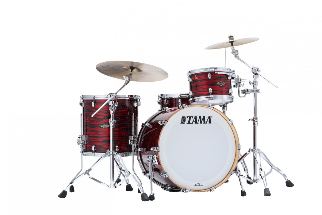 TAMA Starclassic Walnut/Birch Duracover Wrap Shell Kit 3 pcs - Red Oyster/Chrome HW