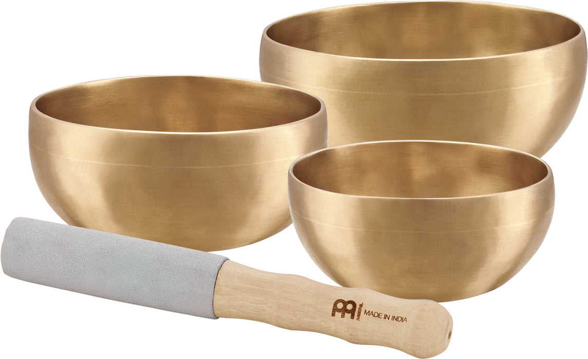 MEINL Sonic Energy Universal Series Singing Bowl Set 4 pcs - 400/500/600g + Mallet