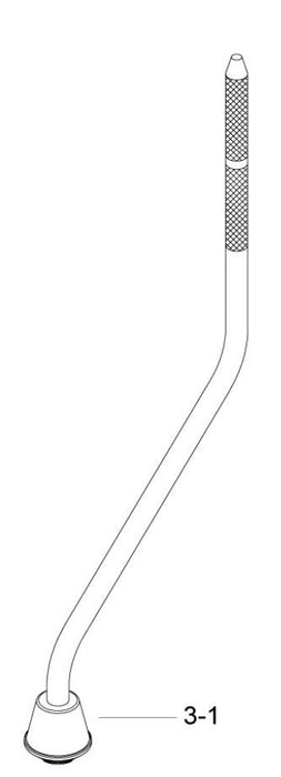 TAMA Bass Drum Spur for Cocktail-JAM - angled