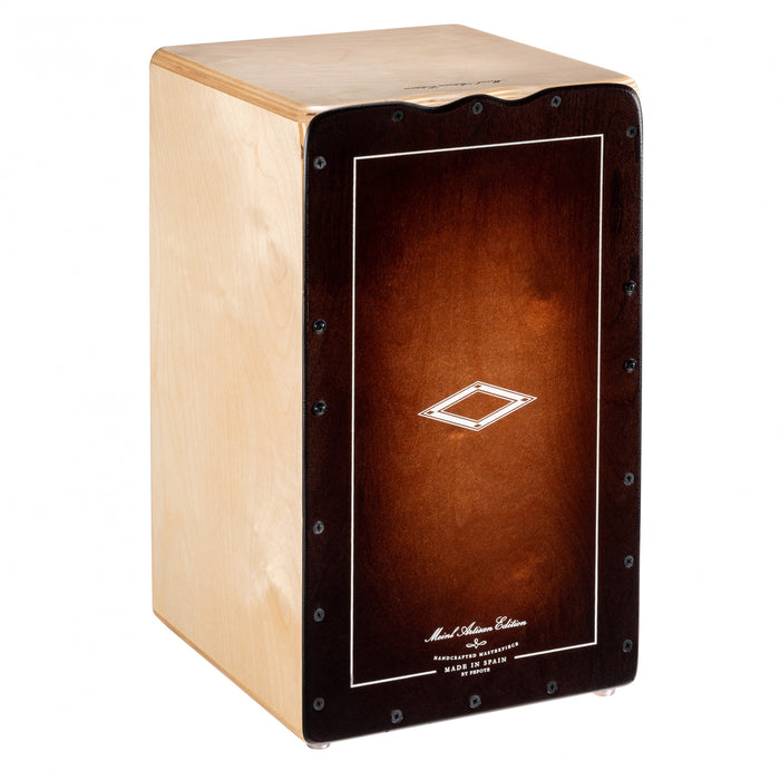 MEINL Percussion Artisan Edition Series String Cajon Soleá Line - Espresso Burst