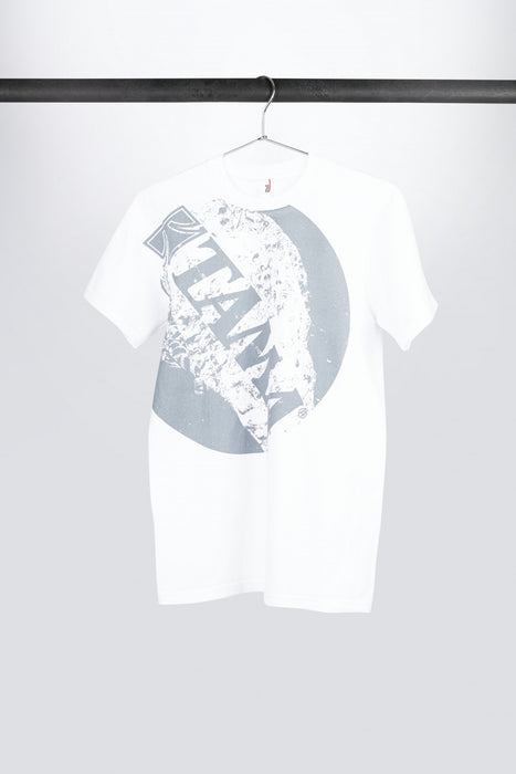 Tama t-shirt in white with Circle Tee print