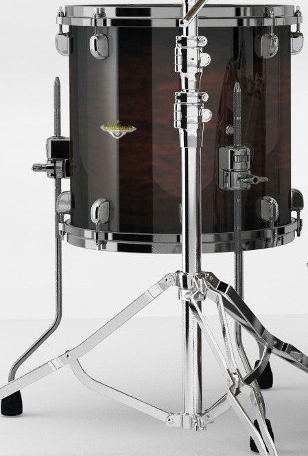 TAMA Starclassic Maple Lacquer Floor Tom 16" x 16" - Dark Mocha Burst/Black Nickel HW