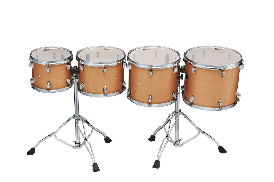 TAMA Mid-Pitched Concert Tom Set 4 pcs. - Vintage Antique Maple/Chrome HW