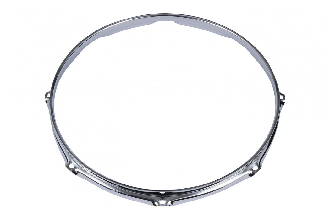 TAMA 2.3mm Steel Mighty Hoops 14" 8-Hole - Chrome Batter Side