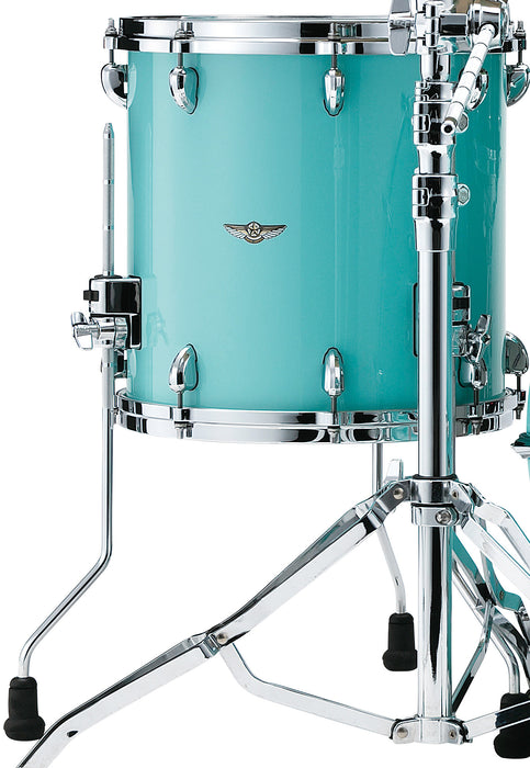 TAMA STAR Walnut Floor Tom 14" x 14" - Grand Aqua Blue/Chrome HW