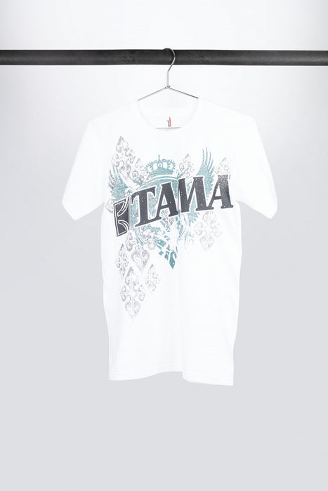 Tama t-shirt in white with Wings Tee frontprint