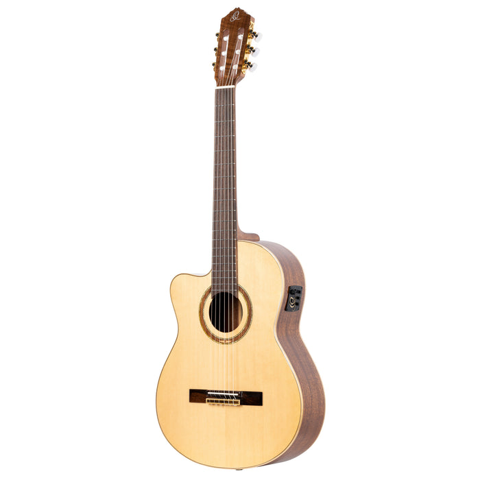 ORTEGA Performer Series 4/4 Classical Guitar 6-String Lefty - Natural + Gig Bag