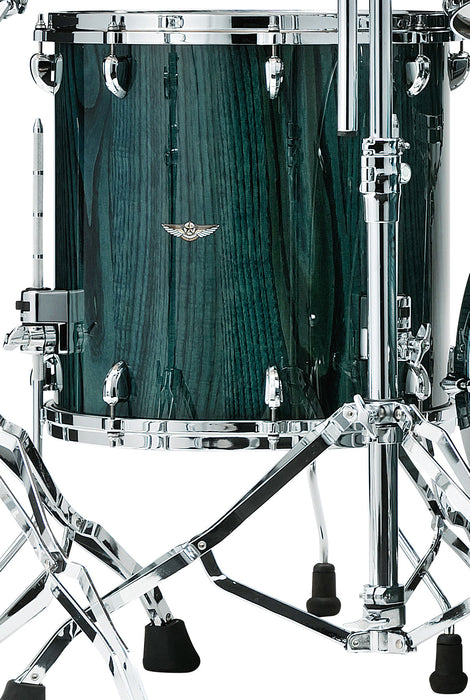 TAMA STAR Walnut Floor Tom 14" x 12" - Light Indigo Japanese Chestnut/Chrome HW